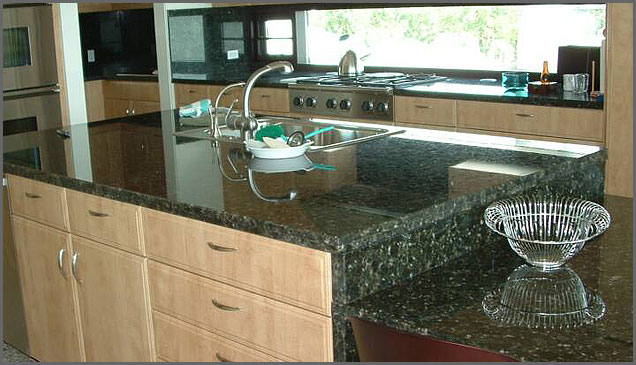 verde granite kitchen
